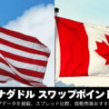 米ドルカナダドルのスワップポイント徹底比較！