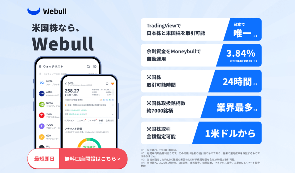ウィブル証券（Webull）徹底解説！